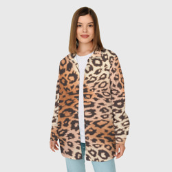 Женская рубашка oversize 3D Леопардовая шкура - фото 2