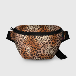 Поясная сумка 3D Леопардовая шкура