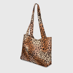 Пляжная сумка 3D Леопардовая шкура - фото 2