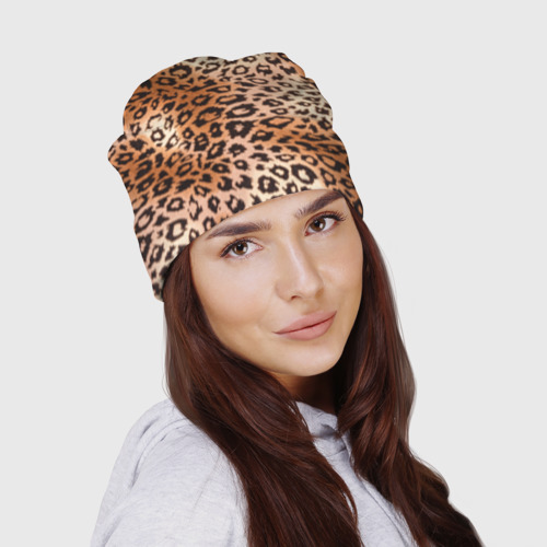 Шапка 3D Леопардовая шкура 1027273 - купить по цене 1025 руб в  интернет-магазине ВсеМайки