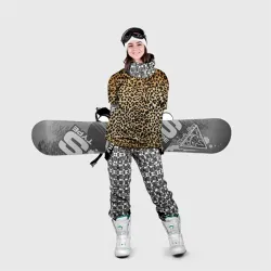 Накидка на куртку 3D Гепард шкура - фото 2
