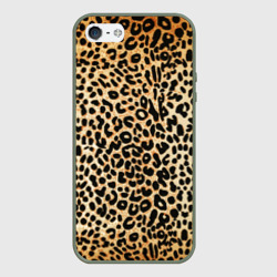 Чехол для iPhone 5/5S матовый Гепард шкура