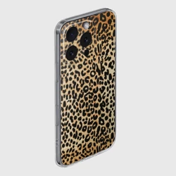 Чехол для iPhone 16 Pro силиконовый с защитой камеры Гепард шкура - фото 2