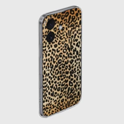 Чехол для iPhone 16 силиконовый с защитой камеры Гепард шкура - фото 2