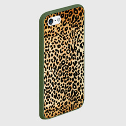 Чехол для iPhone 5/5S матовый Гепард шкура - фото 2