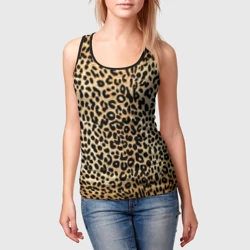 Женская майка 3D Гепард шкура - фото 2