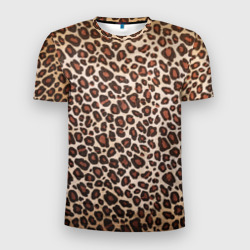 Мужская футболка 3D Slim Шкура гепарда