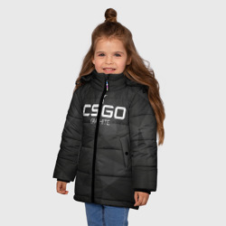 Зимняя куртка для девочек 3D Cs:go - Graphite Графит - фото 2