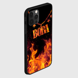 Чехол для iPhone 12 Pro Max Вова - кулон на цепи в огне - фото 2