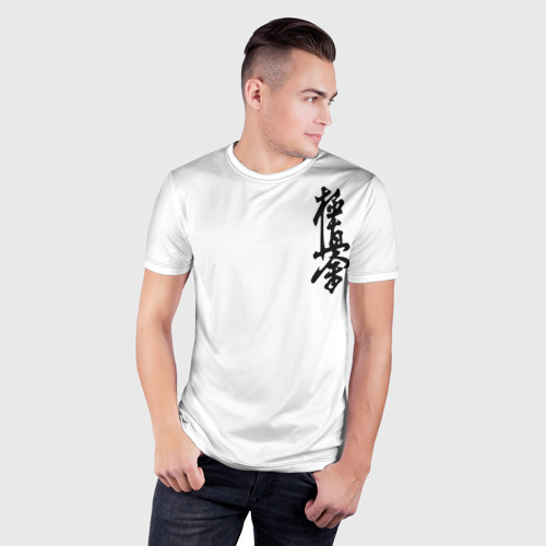 Мужская футболка 3D Slim Киокушинкай, цвет 3D печать - фото 3