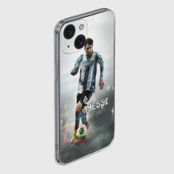 Чехол для iPhone 15 силиконовый с защитой камеры Leo Messi - фото 2