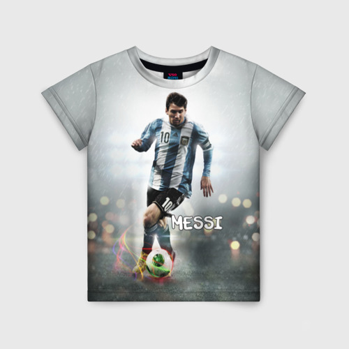 Детская футболка 3D Leo Messi