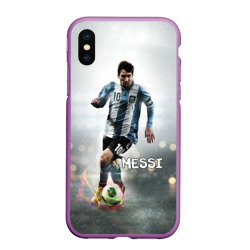 Чехол для iPhone XS Max матовый Leo Messi