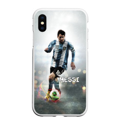 Чехол для iPhone XS Max матовый Leo Messi