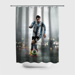 Штора 3D для ванной Leo Messi