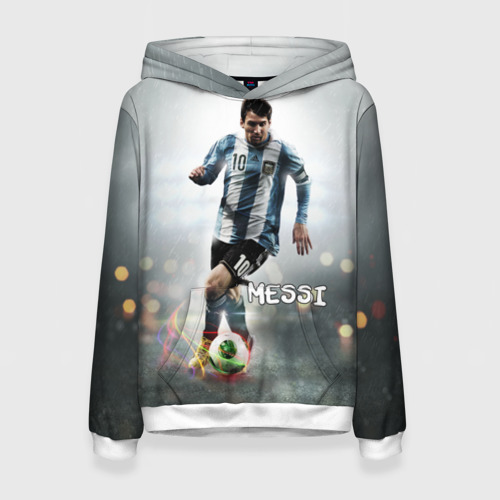 Женская толстовка 3D Leo Messi, цвет 3D печать