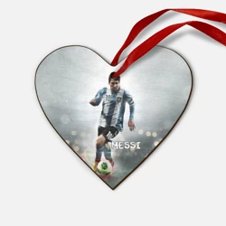 Деревянная игрушка Сердце Leo Messi