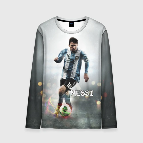 Мужской лонгслив 3D Leo Messi