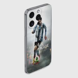 Чехол для iPhone 15 Pro силиконовый с защитой камеры Leo Messi - фото 2