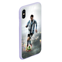 Чехол для iPhone XS Max матовый Leo Messi - фото 2