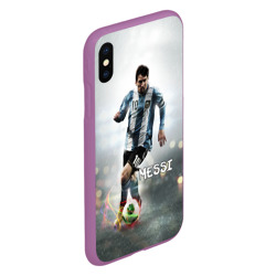 Чехол для iPhone XS Max матовый Leo Messi - фото 2