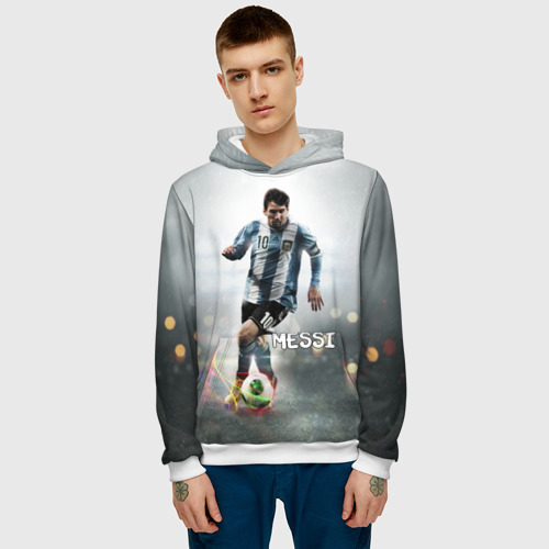 Мужская толстовка 3D Leo Messi - фото 3