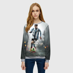 Женский свитшот 3D Leo Messi - фото 2