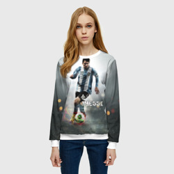 Женский свитшот 3D Leo Messi - фото 2