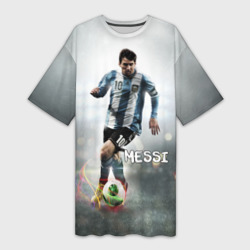 Платье-футболка 3D Leo Messi