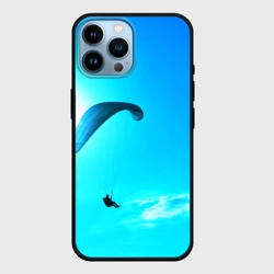 Чехол для iPhone 14 Pro Max Прыжок с парапланом