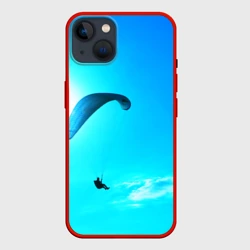 Чехол для iPhone 14 Прыжок с парапланом
