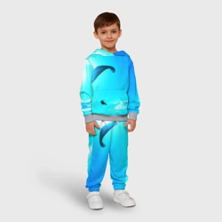 Детский костюм с толстовкой 3D Прыжок с парапланом - фото 2