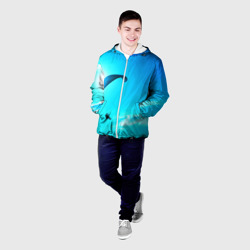 Мужская куртка 3D Прыжок с парапланом - фото 2