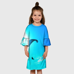 Детское платье 3D Прыжок с парапланом - фото 2
