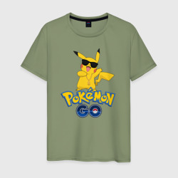 Мужская футболка хлопок Pokemon GO