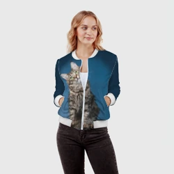 Женский бомбер 3D Мейн-кун 2 - фото 2