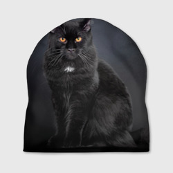 Шапка 3D Мейн-кун крупный чёрный