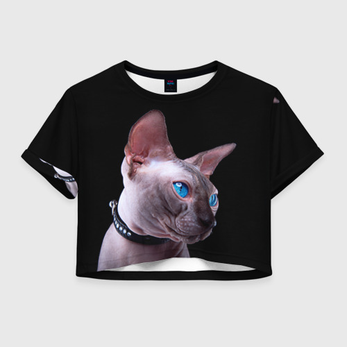 Женская футболка Crop-top 3D Сфинкс 6 Фото 01 Женская футболка Crop-top 3D Сфинкс 6 Фото 01