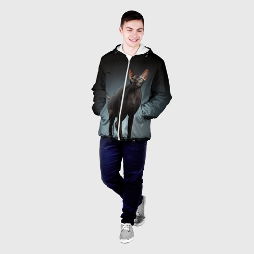 Мужская куртка 3D Сфинкс 7, цвет 3D печать - фото 3
