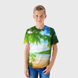 Детская футболка 3D Тропики - фото 2