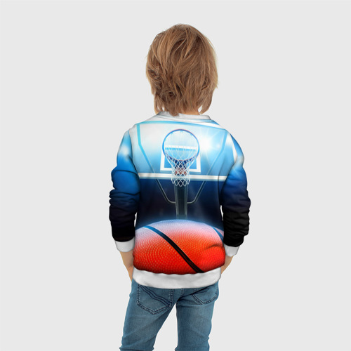 Детский свитшот 3D Баскетбол, цвет 3D печать - фото 6