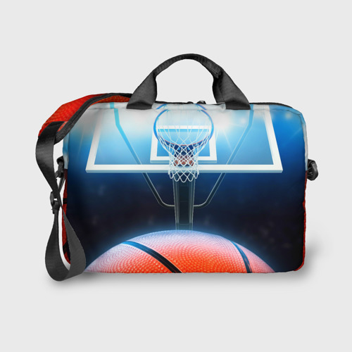 Сумка для ноутбука 3D Баскетбол, цвет 3D печать - фото 2