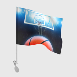 Флаг для автомобиля Баскетбол