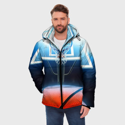 Мужская зимняя куртка 3D Баскетбол - фото 2