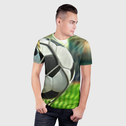 Мужская футболка 3D Slim Футбол - фото 2