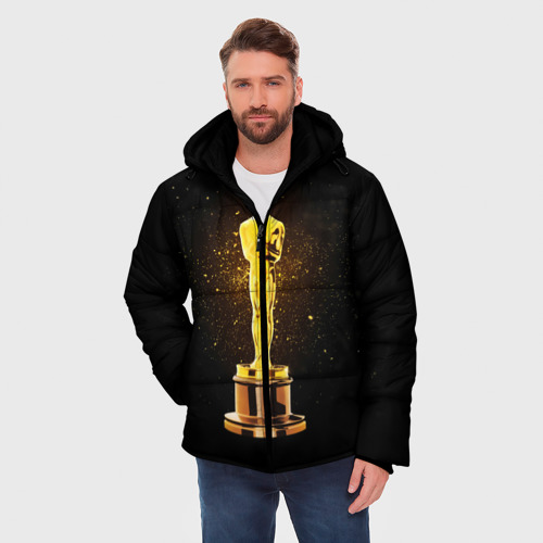 Мужская зимняя куртка 3D Оскар, цвет черный - фото 3
