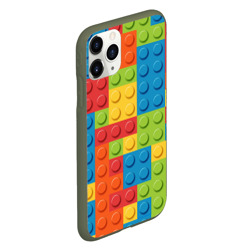 Чехол для iPhone 11 Pro матовый Лего - фото 2
