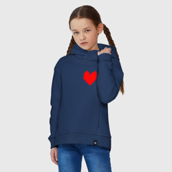 Детское худи Oversize хлопок Undertale Heart - фото 2