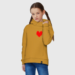 Детское худи Oversize хлопок Undertale Heart - фото 2