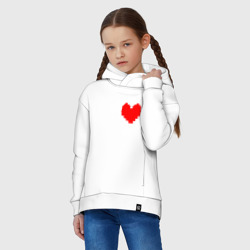 Детское худи Oversize хлопок Undertale Heart - фото 2